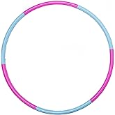 子供のための安全で耐久性のある6つのセクション取り外し可能なフラフープ 75cm