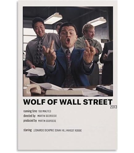 Amazon.co.jp: 映画ポスター ウルフオブウォールストリート WOLF OF