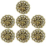 ベルアート メタルボタン (ABS) 20mm 6個入 Col.G ゴールド AZMT-0580