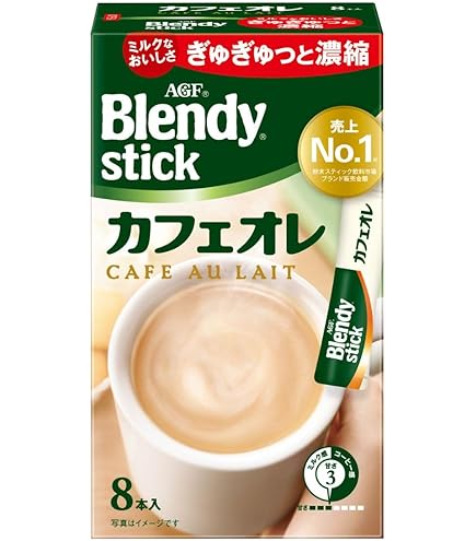 Amazon.co.jp: AGF ブレンディスティック カフェオレ 大人のほろにが 8