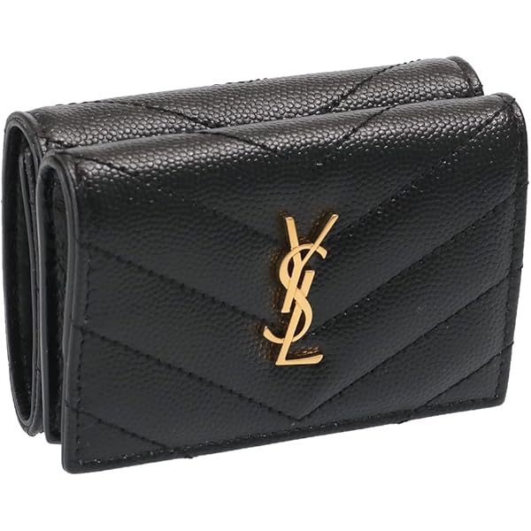 Amazon.co.jp: [サンローラン] モノグラムYSL ラウンドファスナー長