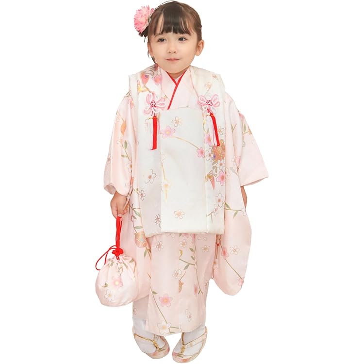 Amazon | [KYOETSU] [キョウエツ] 自宅で簡単着付け 七五三 3歳 女の子