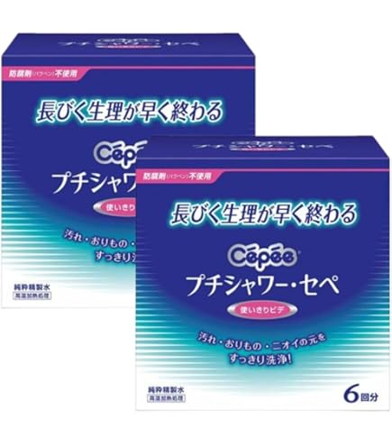 Amazon.co.jp: プチシャワーセペ 6本入 2個 デリケートゾーン セペ