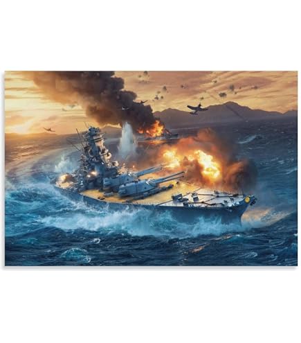 Amazon.co.jp: 戦艦大和 A1サイズ・カラーポスター (幅84.1cm × 高