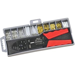 【Amazon.co.jp 限定】エーモン ターミナルセット(中) 電工ペンチ付 (E2)