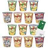 カルビー じゃがりこ ７種×各２個（計14個）サラダ　チーズ　じゃがバター　たらこバター　九州しょうゆ　限定じゃがりこ２種　ぐんまちゃんレジ袋 バリューストアー オリジナルポケットティッシュ