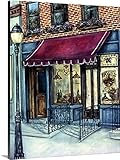 H Hargroveプレミアムシックラップキャンバス壁アート印刷題名Store at Night 30" x 40" 1933283_24_30x40_none