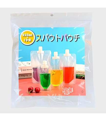 Amazon｜スタンドパウチ アルミ製 50枚入り 500ml 詰め替え容器