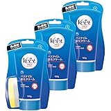 ヴィート メン Veet Men バスタイム除毛クリーム 専用スポンジ付き 男性用 ムダ毛ケア用 150g×3個