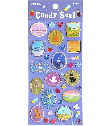 Amazon | カミオジャパン シール ジュエルプチドロップステッカー