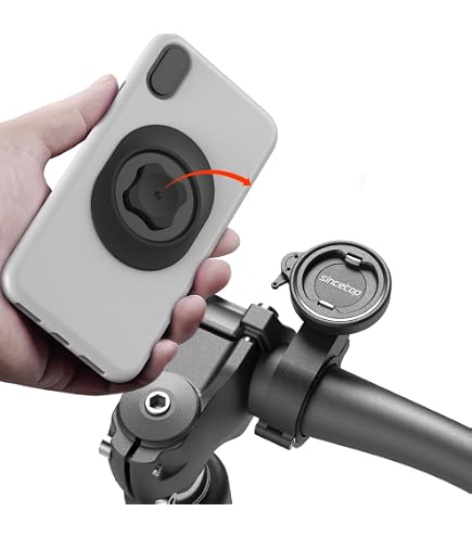Amazon.co.jp: sincetop 自転車スマホホルダー バンドルステム スマホ