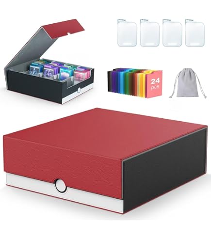 BB-Toy-Trades Basis Pokemon Deck Box Deckbox Mega Entwicklung UPC Aufbewahrungsbox für 80 Sammelkarten mit Kartentrenner Versandschutz - Mega Charizard Glurak X