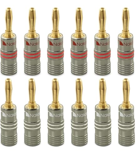 Amazon | AudioQuest SureGrip 300 バナナスピーカーコネクター 標準