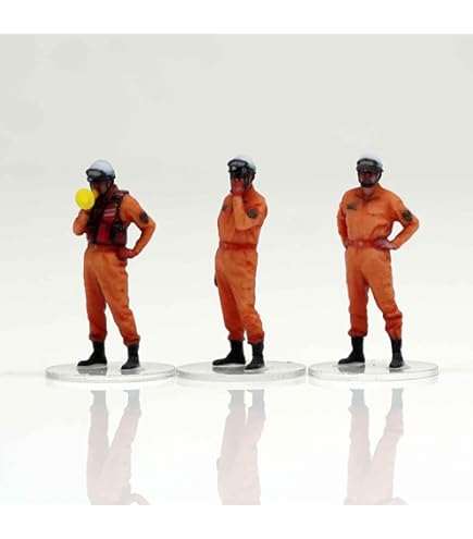 Amazon.co.jp: figreal 1/64 消防隊員001 3体セット : ホーム