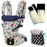 ベビーウエストベルト付エルゴベビー 抱っこ紐 ADAPTアダプト・キースヘリング/POP 【日本正規品2年間保証-SG認定付】本体＋パッド２個+収納ポーチ付 ERGO Baby