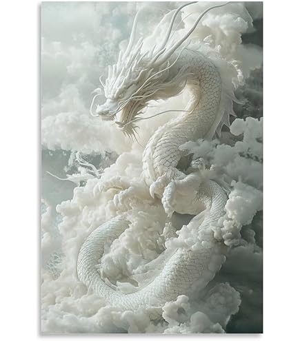 Amazon.co.jp: 新月紫紺大アート 人生が前に進むときに支えてくれる龍