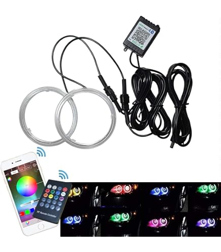 Amazon | アドレスv125G 赤青イカリングヘッドライト V125 CF46A CF4EA
