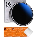 K&F Concept 58mm Variable ND Lens Filter ND2-ND400 (1-9 Stops) 18 Multi-Layer Coatings Adjustable Neutral Density Ultra Slim 