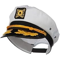 Matching Skipper Boating Baseball Caps 