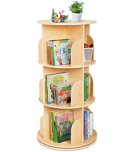 Amazon.co.jp: OOOK ラバーウッド 5コンパートメント モンテッソーリ棚