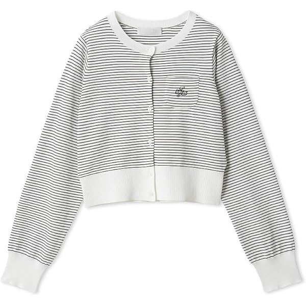 Amazon | [セルフォード] クロップドペプラムカーディガン