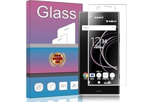 Sony Xperia XZ1 Compact SO-02K ガラスフィルム 強化ガラス 液晶保護フィルム エクスペリアXZ1 Compact フィルム 厚さ0.33㎜ 硬度9H 気泡ゼロ ガラス飛散防止 指紋防止高精細 表裏面保護 透明 PCduo
