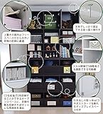 ディスプレイラック 飾り棚 マルチラック マルチ収納 ディスプレイラック CDフラップ3列 3個組 上置きセット