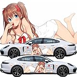 HAOMAI 新世紀エヴァンゲリオン 車ステッカー 車用 明日香 綾波レイ EVA コスプレ小物 萌えグッズ DIY 防水ステッカー ステッカーシール BK材質 漫画 アニメ カッティングステッカー ベッドルーム 記念品 プレゼント 飾り物 プレゼント (C)