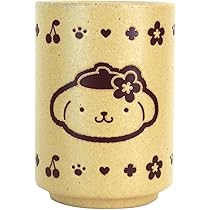 Amazon｜サンリオ ｢ ポムポムプリン ｣ 湯呑み カップ コップ 約