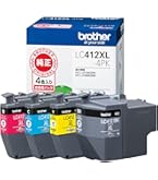 Amazon.co.jp: ブラザー工業 インクカートリッジ4色パックLC412-4PK