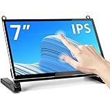ROADOM 7インチ Raspberry Pi用タッチモニター IPS高解像度1024X600 スピーカー内蔵 Rspberry Pi 4/3/2/1 Xbox PS4 Ubuntu Windows 7/8/10に適用