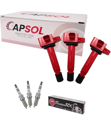 Amazon | CAPSOL 強化イグニッションコイル スパークプラグ セット 各3