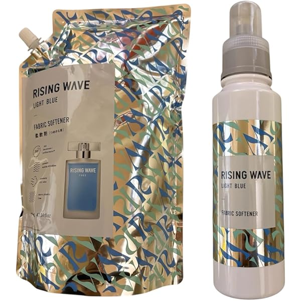 Amazon | ライジングウェーブ 柔軟剤 詰め替え 1400ml ×2袋 ライト