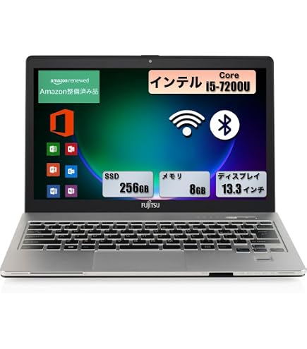 Amazon.co.jp: ノートパソコン 富士通 LIFEBOOK S937 第7世代 Core i5
