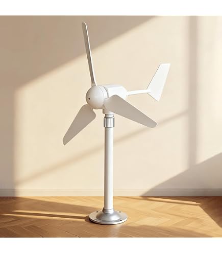 Amazon | 40W ミニ風力発電機キット 永久磁石式 5 枚羽根水平型風車 低