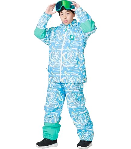 Amazon | RESEEDA スキーウェア キッズ ジュニア 上下セット スノー