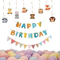 Amazon | Zzioloum 誕生日 飾り付け 可愛い ガーランド 三角旗