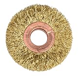 Weiler 29086 Crimped Wire Wheel, 2 Small Diameter, 0.118 Brass Fill, 1/2 Arbor Hole (Pack of 10) by 