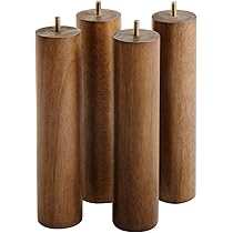 Amazon.co.jp: 無印良品 木製脚 26cm ブラウン（M8） ・4本組