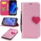 Aireratze(TM) Samsung Galaxy A5 2017 ケース　PU　手帳型　携帯電話用 [USBケーブルは無料です]　カバー カード収納ポケット付き　マグネット式　ストラップ付き　