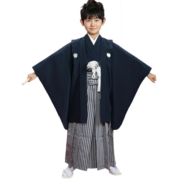 Amazon | [京都瑠璃雛菊] 七五三 着物 5歳 フルセット 男の子 袴