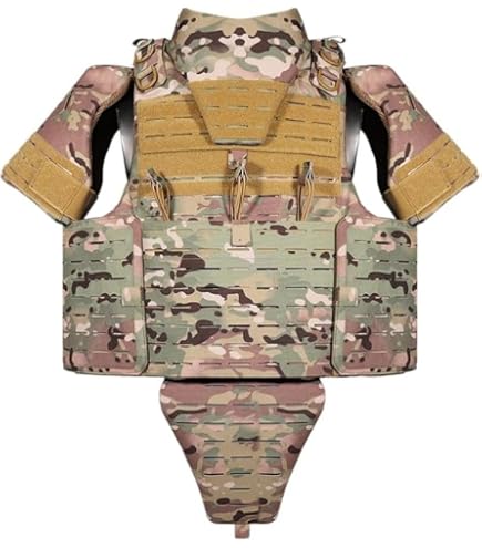 Amazon.co.jp: 戦闘服 タクティカルベスト 胸部プロテクター ペイント