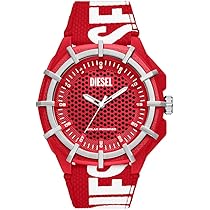 DIESEL★腕時計 レッド DIESEL ソーラー ディーゼル 腕時計 メンズ かっこよく おしゃれ