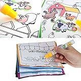 kids-magic-water-drawing-book-reusable-pen-coloring-book-vehicle-series-painting