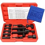 【耐久・耐摩耗合金】 パイロットベアリングプーラーセット 内掛けタイプ 8mm-29mm ベアリングツール ベアリングリムーバー ベアリング交換 豊富なサイズ 車 バイク タイヤ 専用ケース マイクロファイバータオル付属