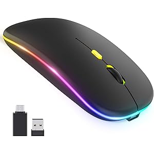 【2.4GHz&Bluetooth】ワイヤレスマウス Bluetooth マウス 静音 無線マウス 充電式 薄型 3DP…