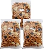 【3袋セット】おかきミックス 醤油 詰め合わせ 510g (170g×3) 訳あり おつまみ 無選別 割れせん 大袋 開封日記入シール付