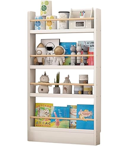 Amazon｜[Geegood] ドア裏 本棚 幼稚園 絵本収納 木製 ドア裏収納