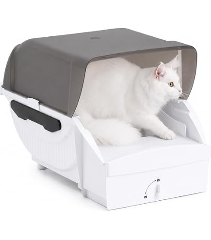 Amazon | UEEYAC（ユーヤク） 猫用全自動トイレ 猫 自動 トイレ 大型