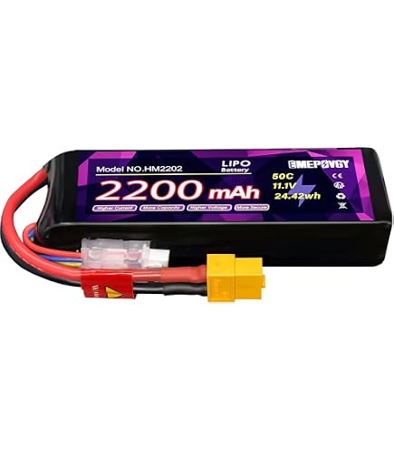 Amazon.co.jp: Kypom K6 11.1V 2200mAh 30C60C リポ バッテリー : おもちゃ
